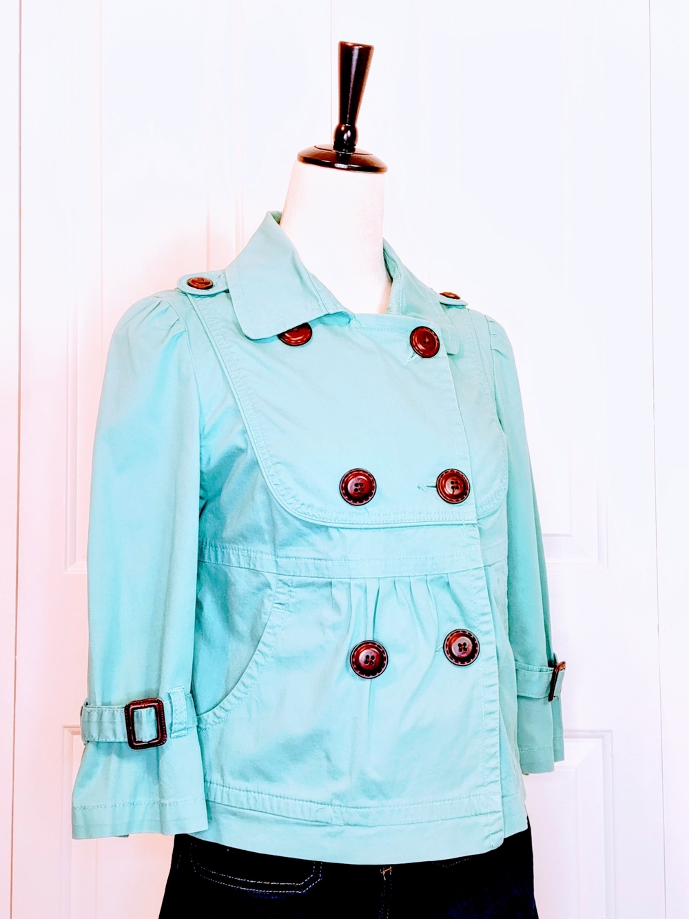 American Rag Double-Breasted Trench Coat Size M